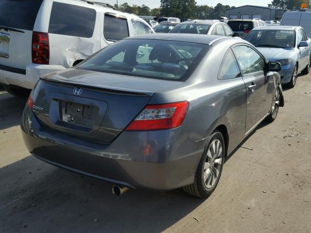 2HGFG1B80AH509440 - 2010 HONDA CIVIC EX GRAY photo 4