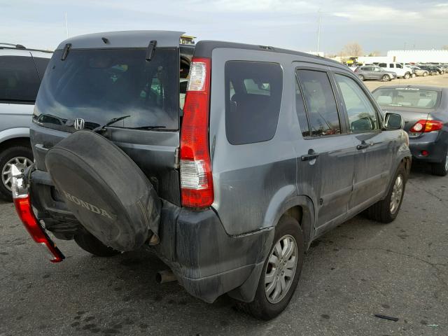 SHSRD77836U429121 - 2006 HONDA CR-V EX CHARCOAL photo 4