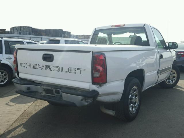 3GCEC14V07G163214 - 2007 CHEVROLET SILVERADO WHITE photo 4