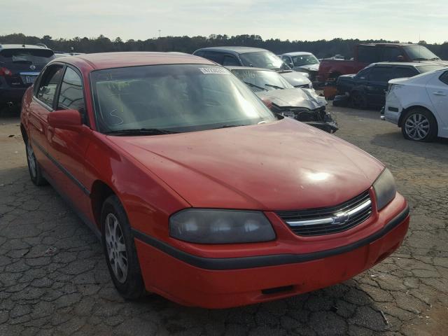 2G1WF52E219259331 - 2001 CHEVROLET IMPALA RED photo 1