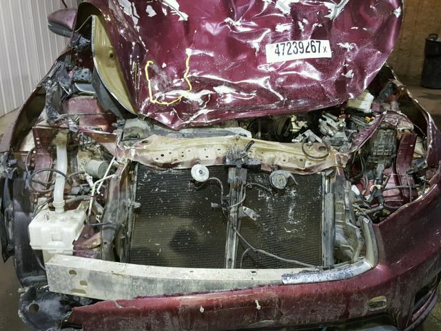 5TDBKRFH7FS182192 - 2015 TOYOTA HIGHLANDER MAROON photo 7