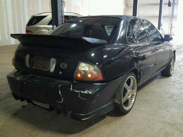 3N1AB51A92L729559 - 2002 NISSAN SENTRA SE- BLACK photo 4