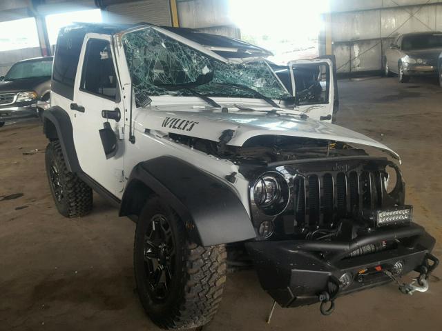 1C4AJWAG6HL611385 - 2017 JEEP WRANGLER S WHITE photo 1