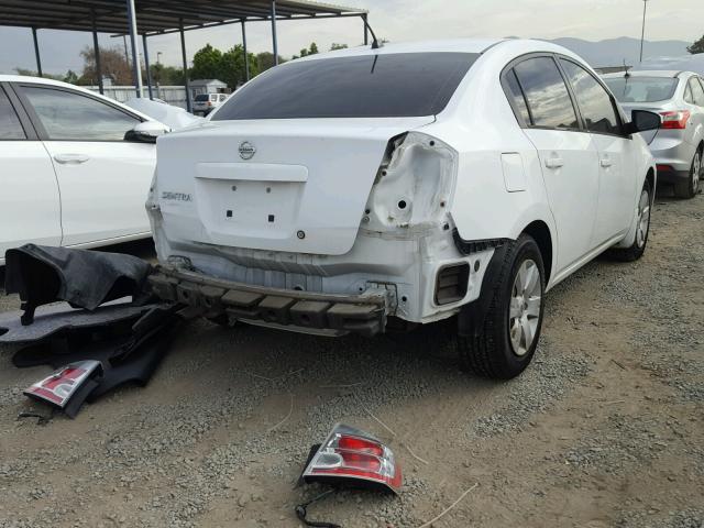 3N1AB61E18L616948 - 2008 NISSAN SENTRA 2.0 WHITE photo 4