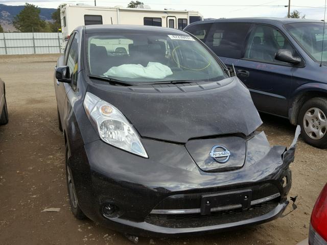 1N4BZ0CP0HC304565 - 2017 NISSAN LEAF S BLACK photo 1