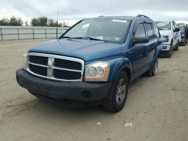 1D4HD38K26F126996 - 2006 DODGE DURANGO SX BLUE photo 2