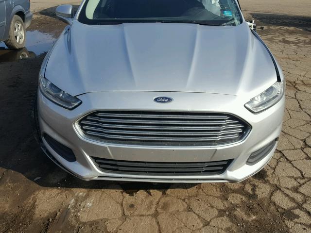 1FA6P0H79E5406771 - 2014 FORD FUSION SE SILVER photo 7