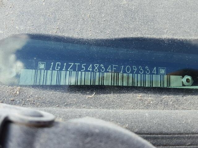 1G1ZT54834F109334 - 2004 CHEVROLET MALIBU LS ლურჯი ფოტო 10