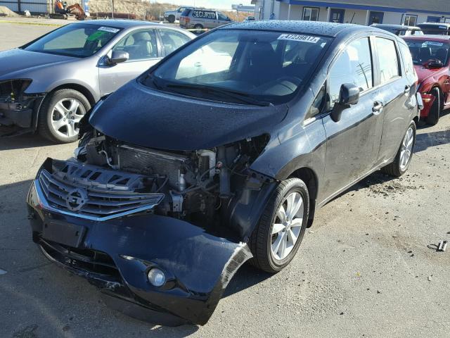 3N1CE2CP5EL399472 - 2014 NISSAN VERSA NOTE BLACK photo 2