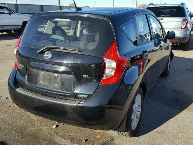 3N1CE2CP5EL399472 - 2014 NISSAN VERSA NOTE BLACK photo 4