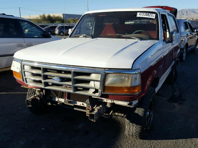 1FMEU15HXRLA87931 - 1994 FORD BRONCO U10 WHITE photo 2