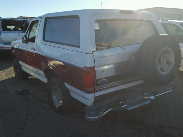 1FMEU15HXRLA87931 - 1994 FORD BRONCO U10 WHITE photo 3