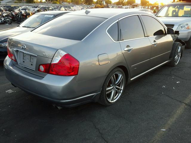 JNKAY01E06M105919 - 2006 INFINITI M35 BASE GRAY photo 4