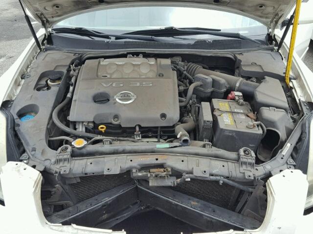 1N4BA41E95C814022 - 2005 NISSAN MAXIMA SE WHITE photo 7