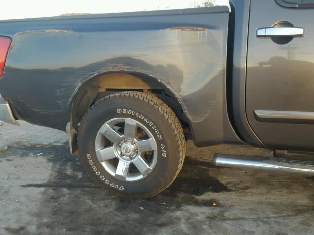 1N6AA07A24N544666 - 2004 NISSAN TITAN XE GRAY photo 10