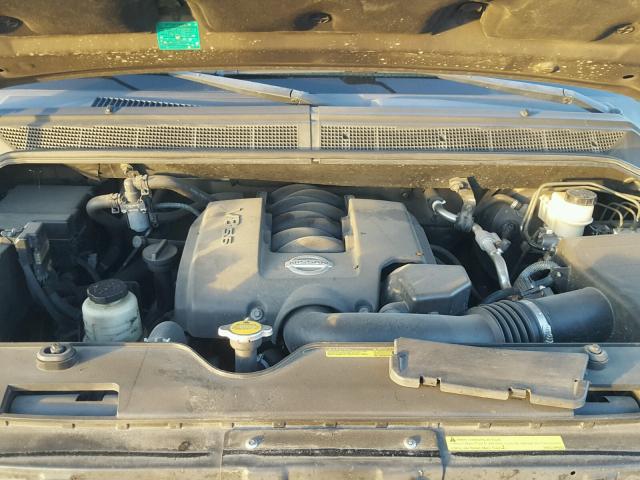 1N6AA07A24N544666 - 2004 NISSAN TITAN XE GRAY photo 7