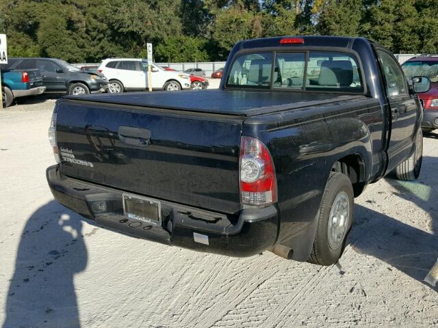 5TFNX4CN5BX004247 - 2011 TOYOTA TACOMA BLACK photo 4