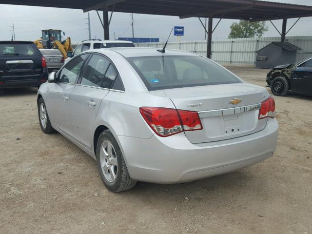 1G1PC5SB4E7415427 - 2014 CHEVROLET CRUZE LT SILVER photo 3