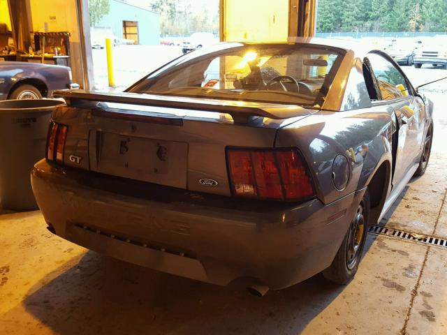 1FAFP42X13F332284 - 2003 FORD MUSTANG GT GRAY photo 4