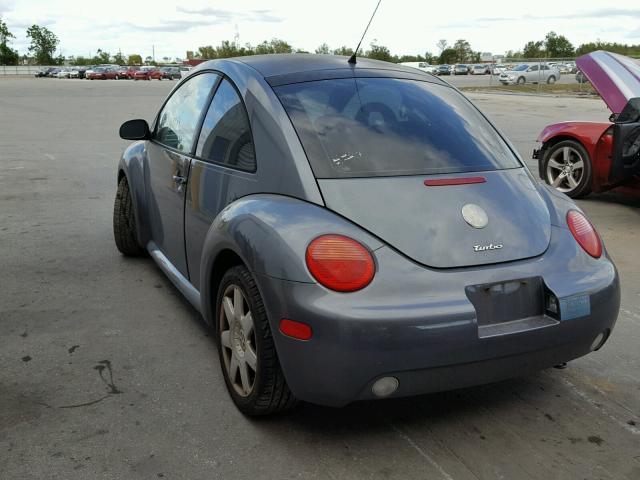 3VWDD21C02M444552 - 2002 VOLKSWAGEN NEW BEETLE SILVER photo 3