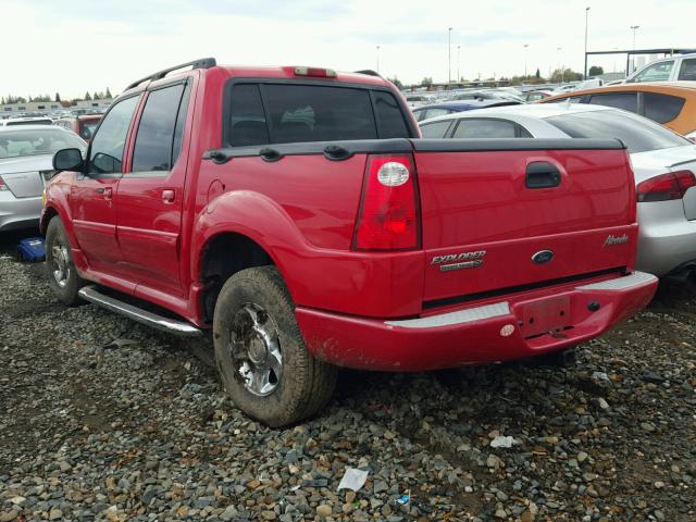 1FMDU77K25UA39691 - 2005 FORD EXPLORER S 红色 照片 3