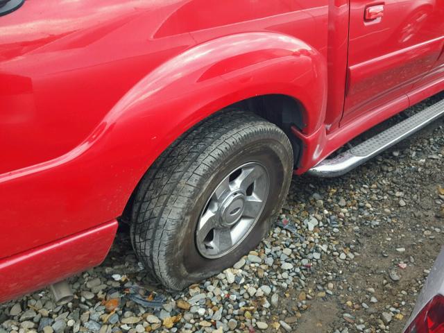 1FMDU77K25UA39691 - 2005 FORD EXPLORER S RED photo 9