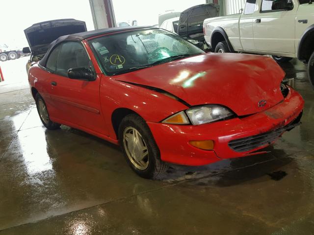 4G1JF32T8VB100913 - 1997 CHEVROLET CAVALIER L RED photo 1