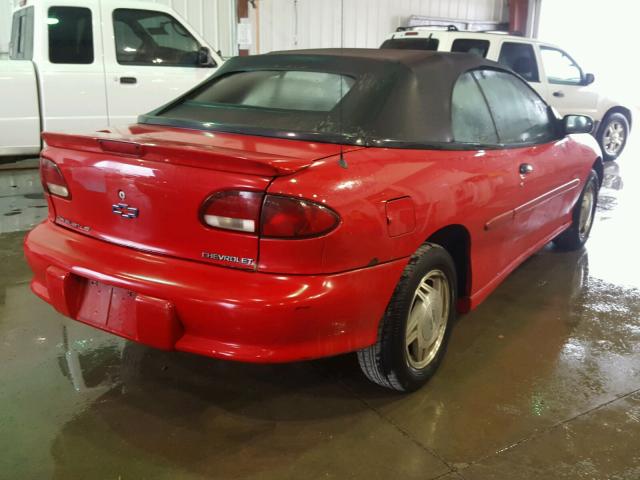 4G1JF32T8VB100913 - 1997 CHEVROLET CAVALIER L RED photo 4