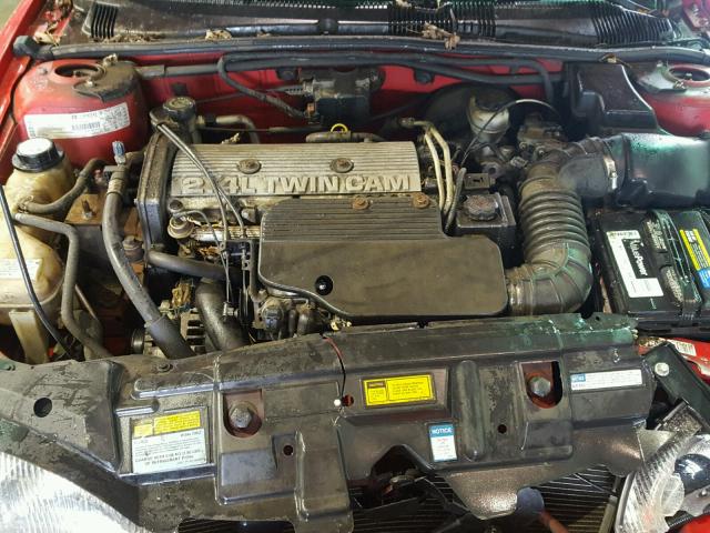 4G1JF32T8VB100913 - 1997 CHEVROLET CAVALIER L RED photo 7