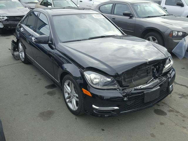 WDDGF4HBXDR294332 - 2013 MERCEDES-BENZ C 250 BLACK photo 1