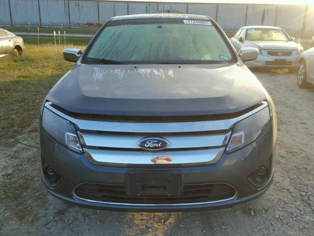 3FAHP0HA6CR301474 - 2012 FORD FUSION SE GRAY photo 9