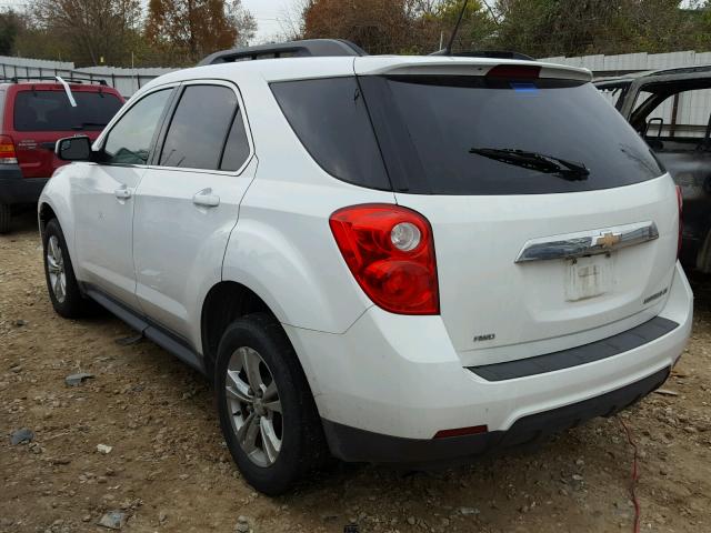 2GNFLEEK8D6256710 - 2013 CHEVROLET EQUINOX LT WHITE photo 3