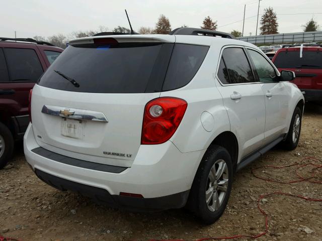 2GNFLEEK8D6256710 - 2013 CHEVROLET EQUINOX LT WHITE photo 4