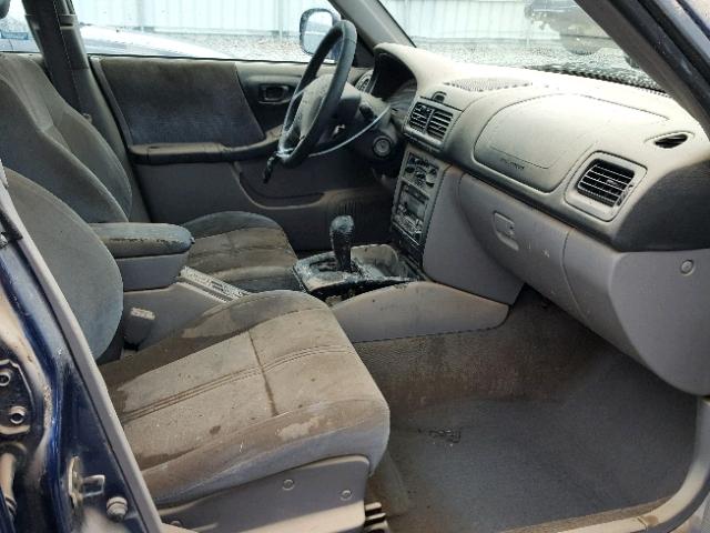 JF1SF65511H742947 - 2001 SUBARU FORESTER S BLUE photo 5