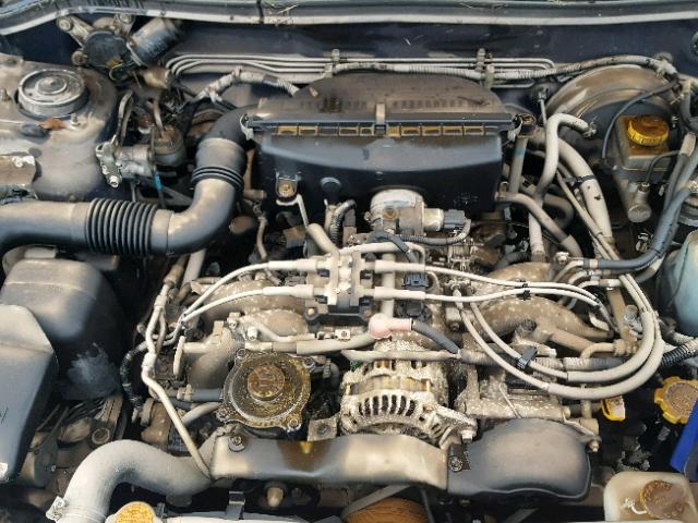 JF1SF65511H742947 - 2001 SUBARU FORESTER S BLUE photo 7