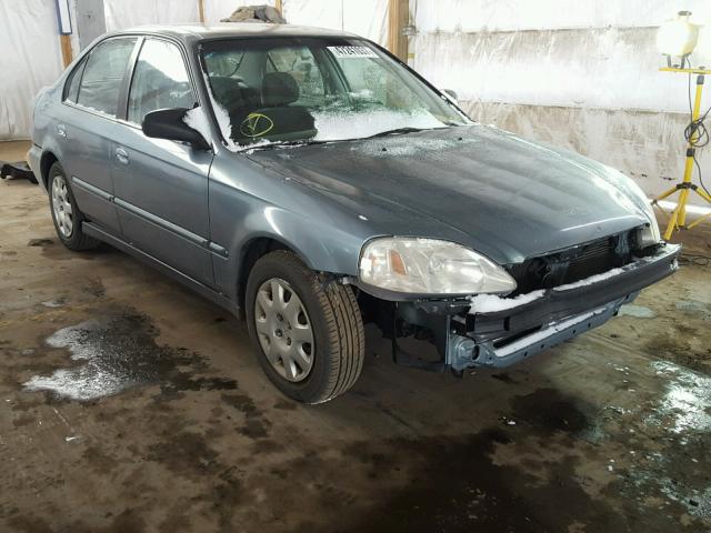 2HGEJ6616YH537051 - 2000 HONDA CIVIC BASE BLUE photo 1