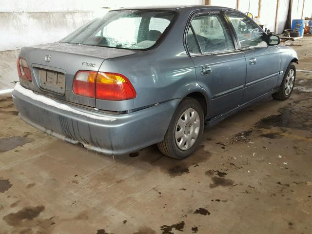 2HGEJ6616YH537051 - 2000 HONDA CIVIC BASE BLUE photo 4