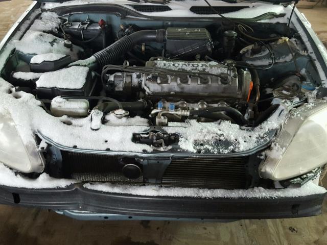 2HGEJ6616YH537051 - 2000 HONDA CIVIC BASE BLUE photo 7