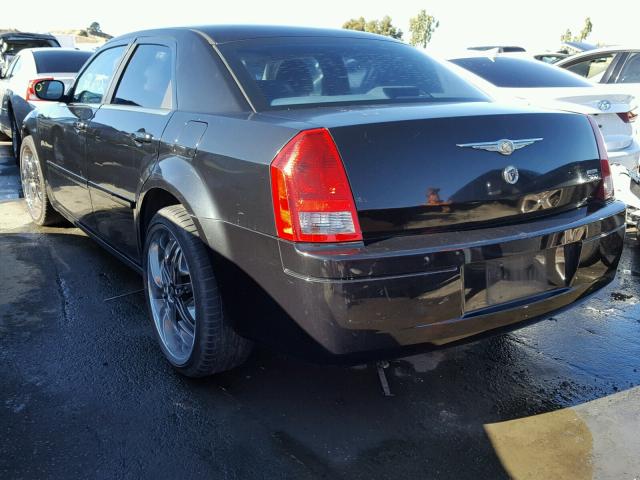 2C3KA43R56H121669 - 2006 CHRYSLER 300 BLACK photo 3