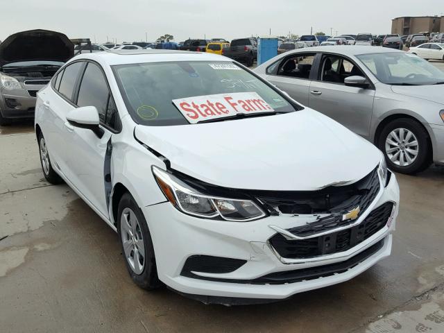 1G1BC5SM6H7151708 - 2017 CHEVROLET CRUZE LS WHITE photo 1