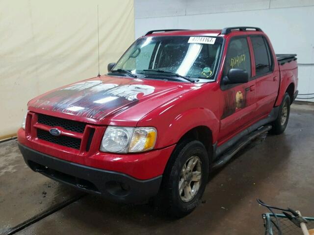 1FMZU77K65UB68829 - 2005 FORD EXPLORER S RED photo 2