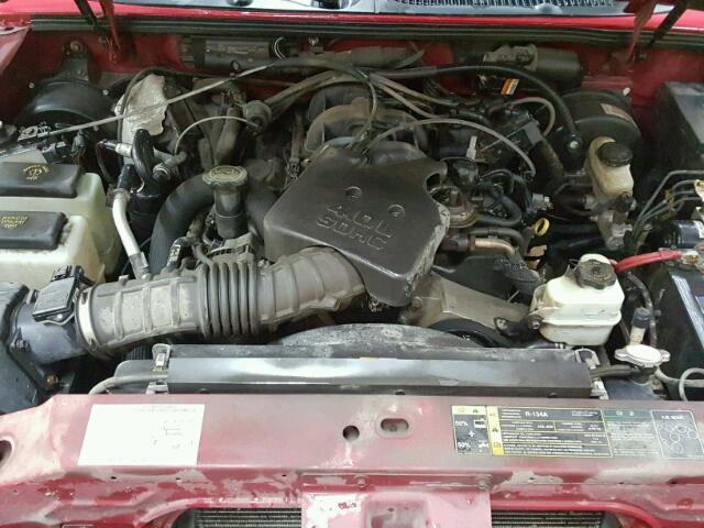 1FMZU77K65UB68829 - 2005 FORD EXPLORER S RED photo 7