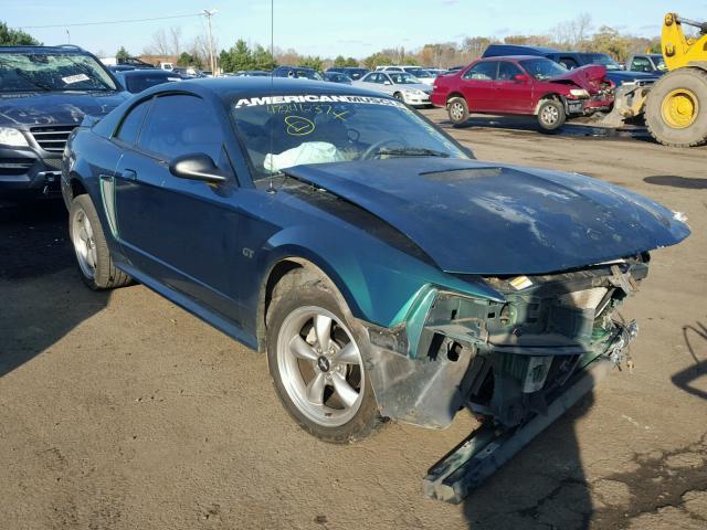 1FAFP42X1YF214128 - 2000 FORD MUSTANG GT GREEN photo 1