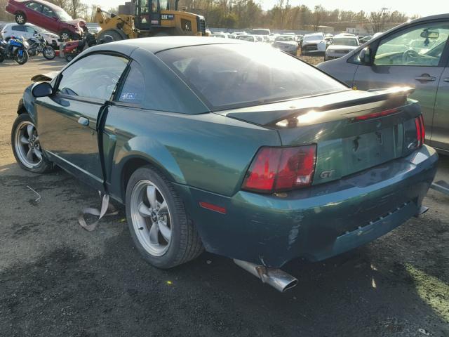 1FAFP42X1YF214128 - 2000 FORD MUSTANG GT GREEN photo 3