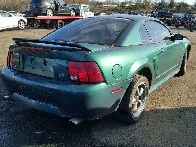 1FAFP42X1YF214128 - 2000 FORD MUSTANG GT GREEN photo 4