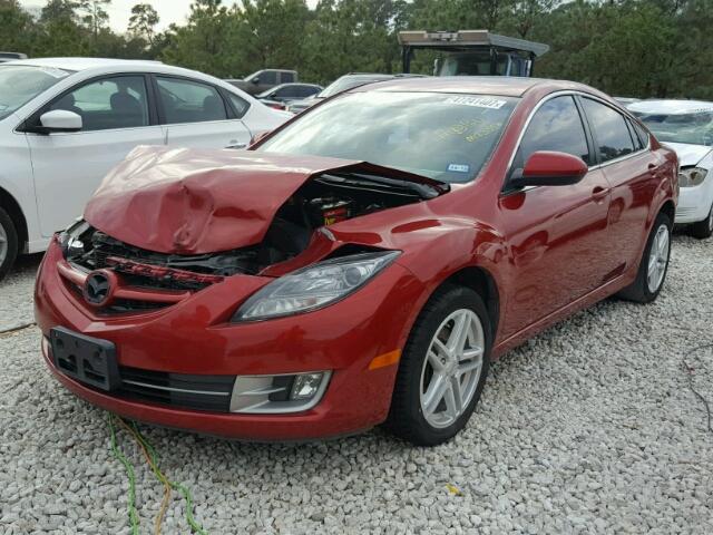 1YVHP82B895M23558 - 2009 MAZDA 6 S BURGUNDY photo 2