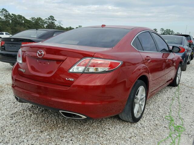 1YVHP82B895M23558 - 2009 MAZDA 6 S BURGUNDY photo 4