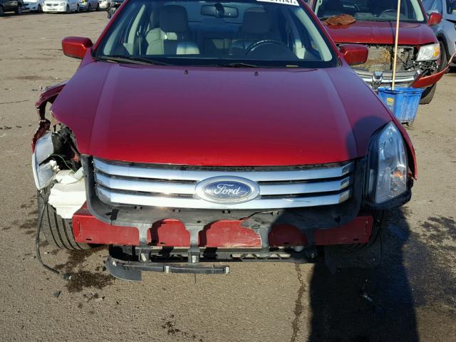 3FAHP08149R196216 - 2009 FORD FUSION SEL RED photo 9
