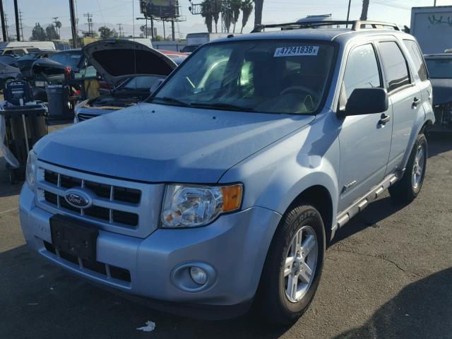 1FMCU49369KB29749 - 2009 FORD ESCAPE HYB BLUE photo 2