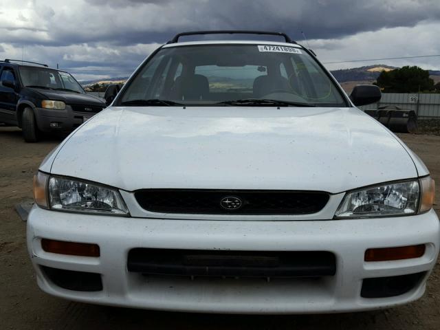 JF1GF4352XG803251 - 1999 SUBARU IMPREZA L WHITE photo 9